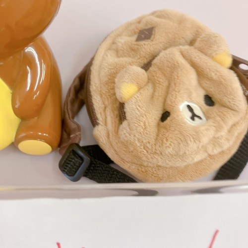San-x Rilakkuma Piggy Bank Mini Backpack Plush Toy Set Brown Bear Kiiroitori JP - Picture 10 of 24