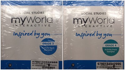 Social Studies myWorld Interactive  Activity Pack Sampler Grade 3 and Grade 4