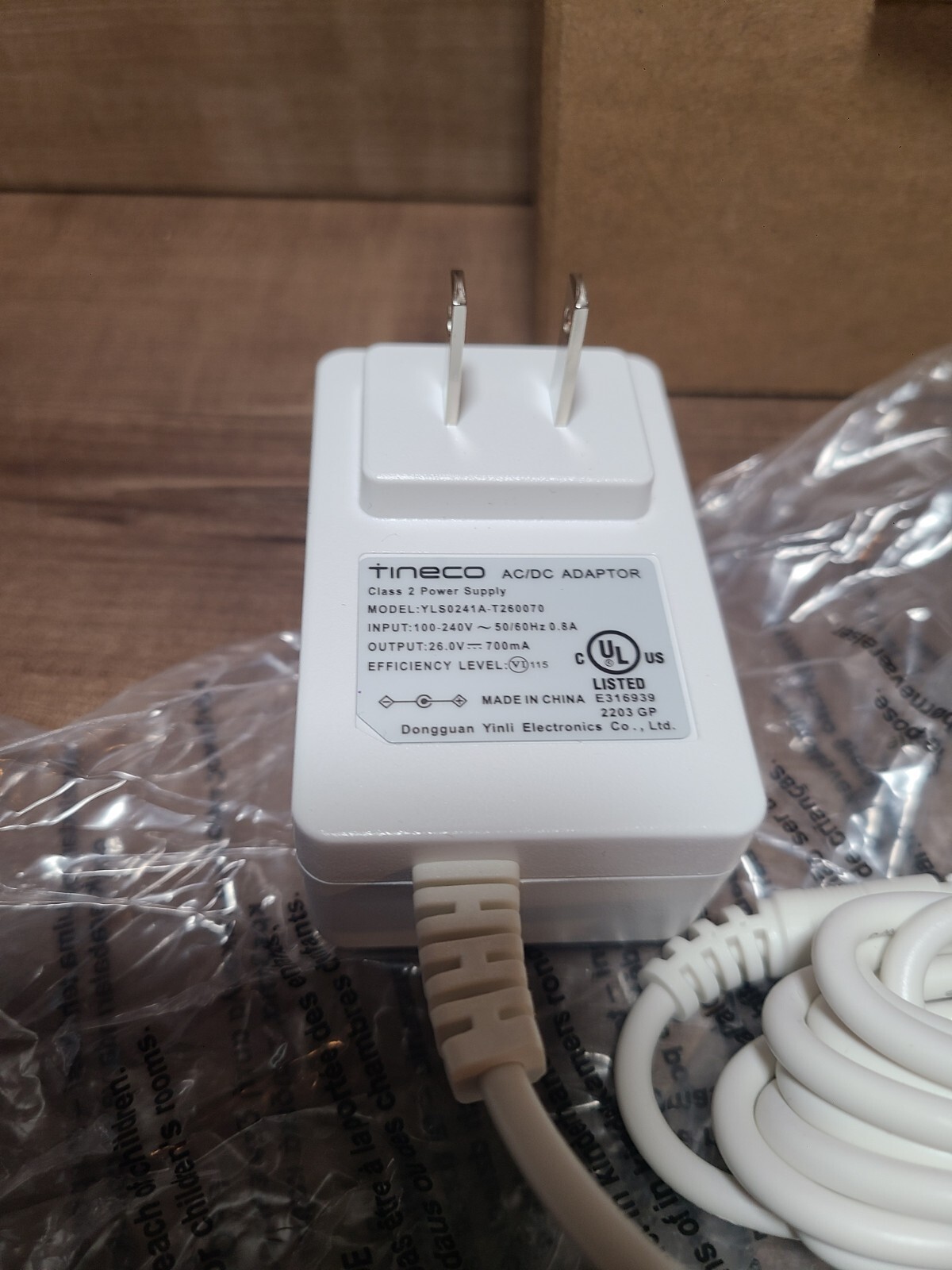 Tineco PURE ONE S11 Genuine OEM Vacuum AC Wall Charger Replacement