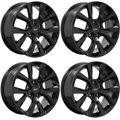Set of 4 17in Black Alloy Wheel Rims for Lexus ES300h, DAKU796 5x114.3 5Lug