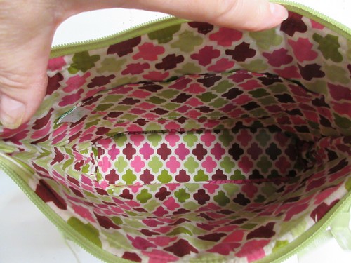 Bolso de Hombro Hobo VERA BRADLEY Rosa Verde Naranja HOLA DALIA - Imagen 8 de 11
