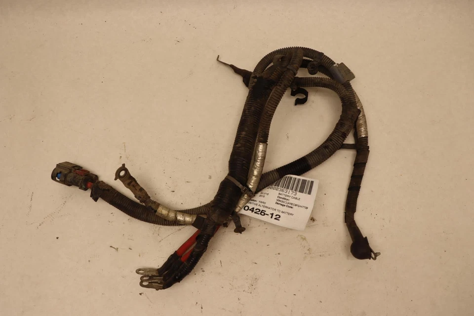 14-18 CHEVY SILVERADO 1500 ALTERNADOR POSITIVO A BATERÍA Y CABLE DE ARRANQUE OEM Foto 2 de 4