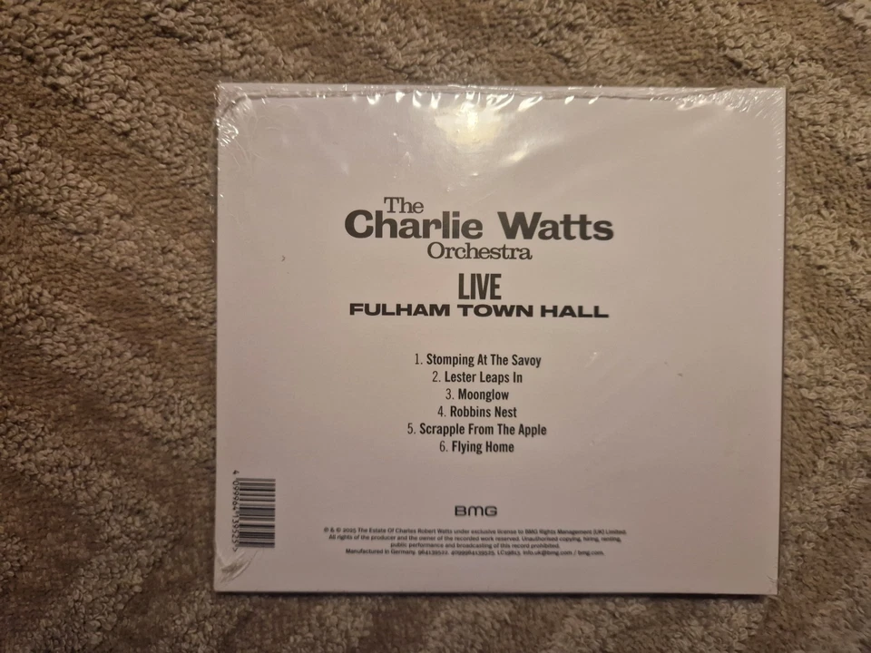 Charlie Watts 2025 "Live at Fulham Town Hall" (ex-Rolling Stones) - Bild 2 von 2