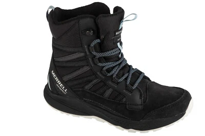 Trekkingschuhe Damen, Merrell Bravada Edge 2 Thermo Mid WP, Schwarz
