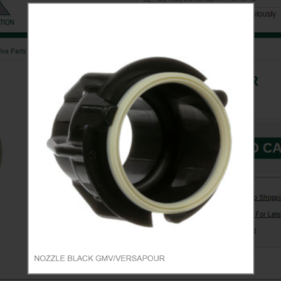NOZZLE BLACK GMV/VERSAPOUR # 05-3242-SP | eBay