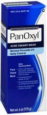 PanOxyl Acne Creamy Wash 4% 6oz