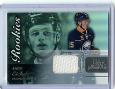 2015-16 Fleer Showcase Flair Materials #65 Jack Eichel