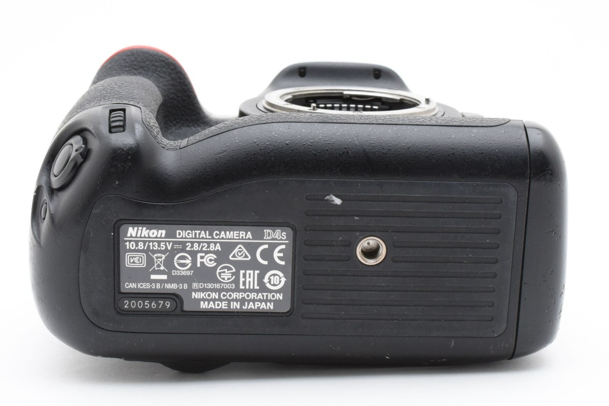 N. MINT Nikon D D4S 16.2MP Digital SLR Camera shutter count