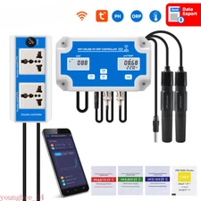 WIFI Online Meter PH ORP Temp Aquarium Water Quality Tester Monitor Controller