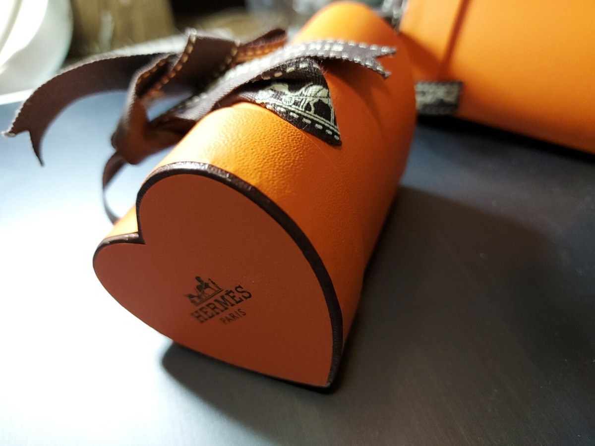 HERMES HEART BOX エルメス ハート ボックス Authentic Hermes Heart Empty Box with Ribbon | eBay