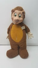 VINTAGE 1959 Yogi Bear 18" Stuffed Plush Doll Knickerbocker Toy Company