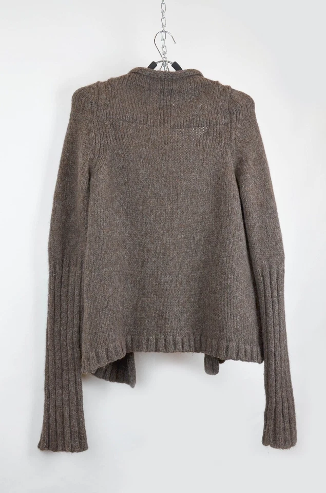 Rick Owens Alpaca Merino Wool Cardigan Sweater Made in Italy – Size XS - Image 2 of 4