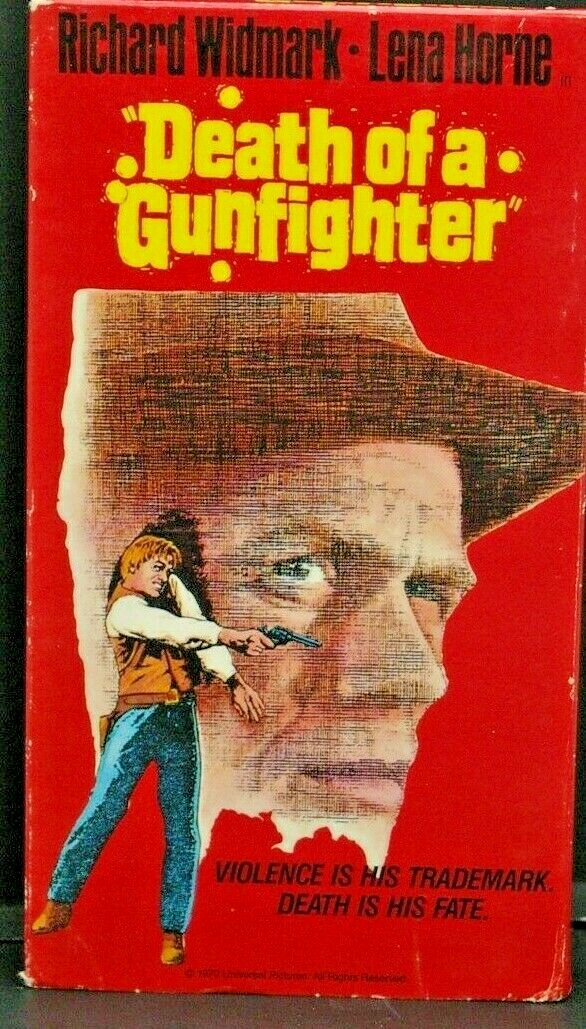 Death of a Gunfighter (VHS 1987) Richard Widmark Lena Horne