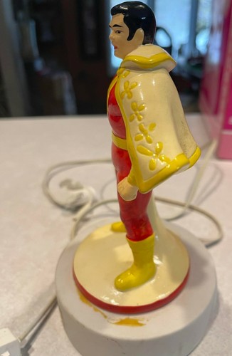 SHAZAM Figure 1978 DC COMICS Ceramic Table Lamp Light Japan RARE! - Picture 3 of 10