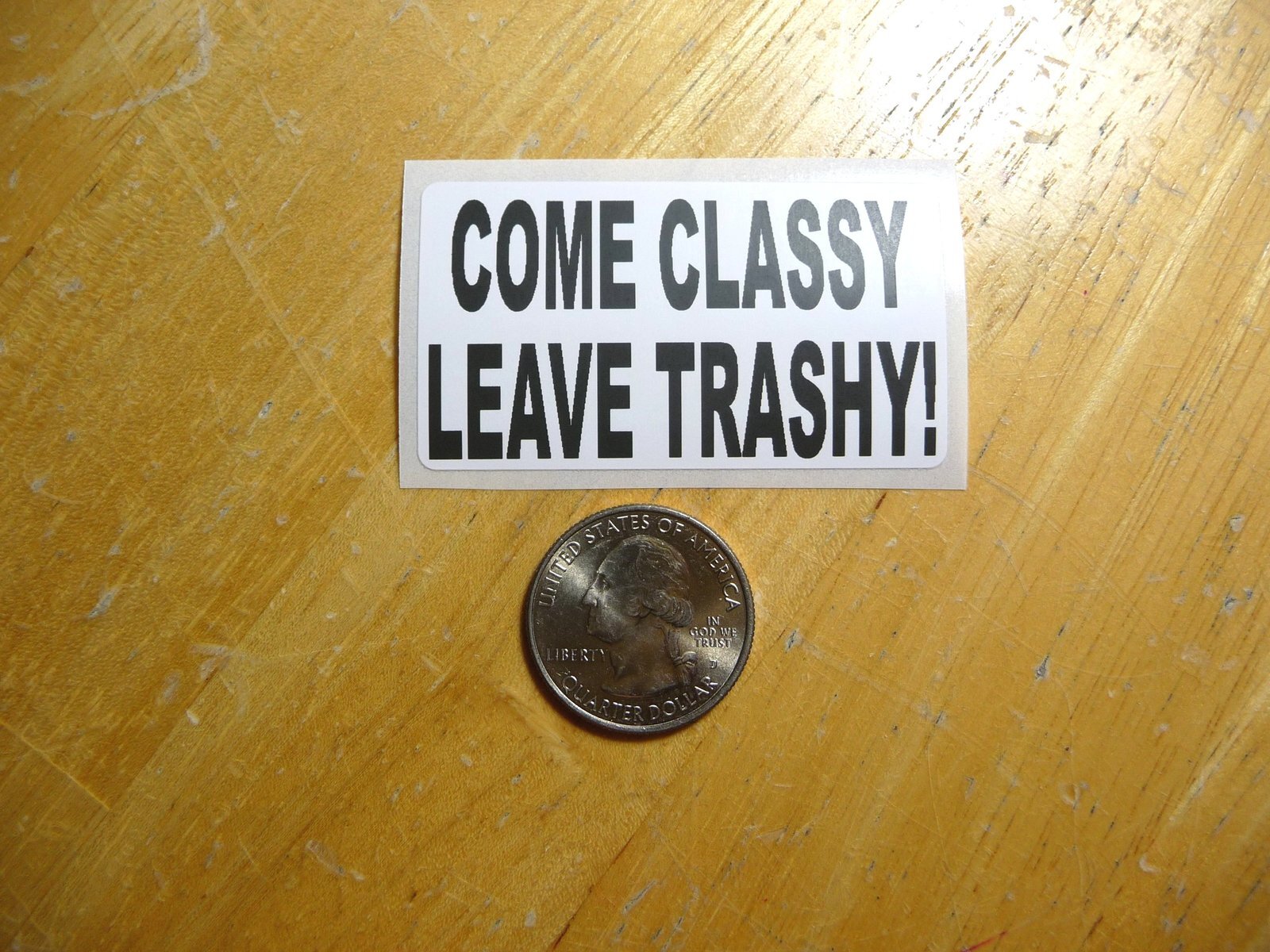 Classy Trashy Sticker Decal Bulk Pack 1-50 Available