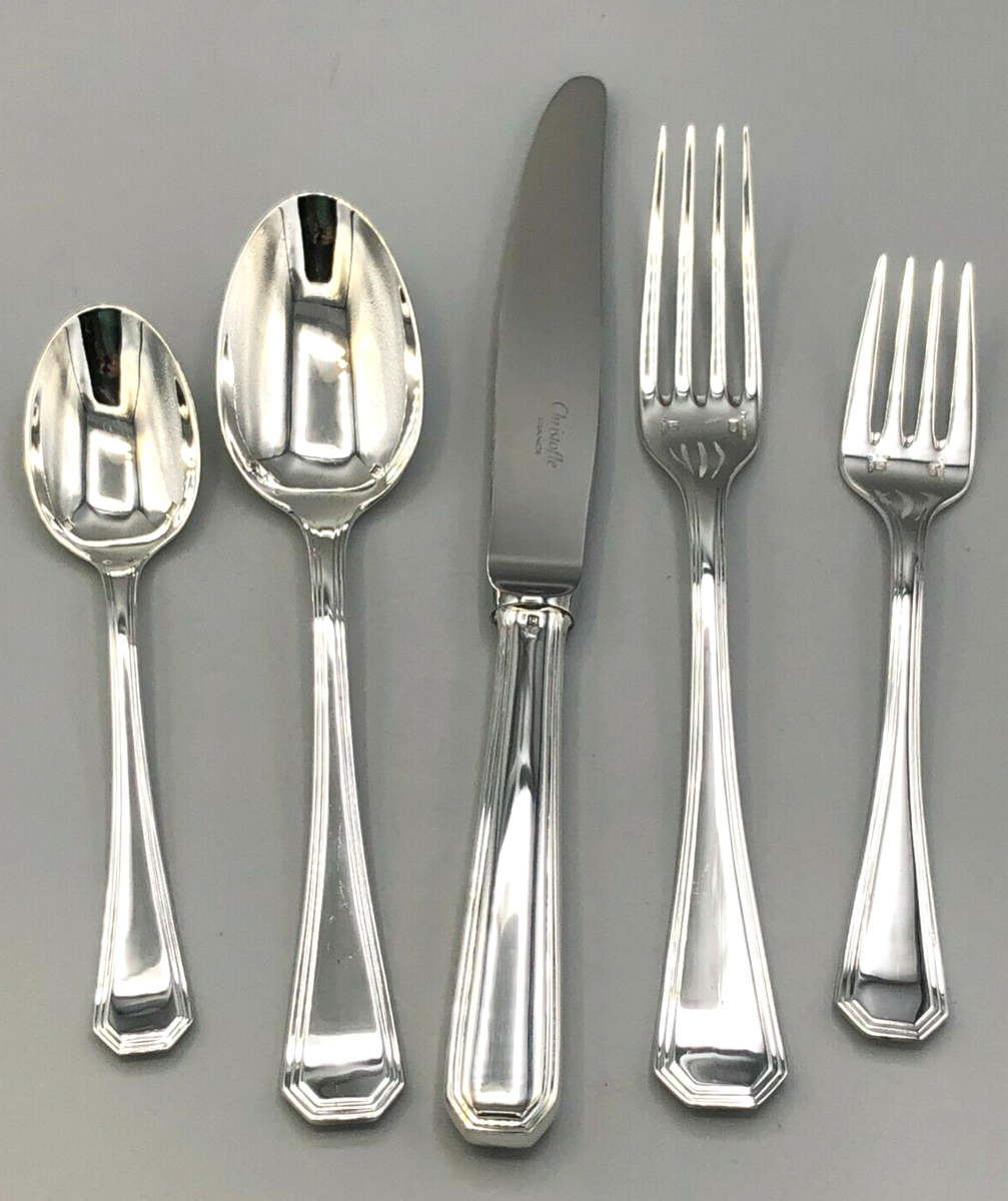 Mari様　　Christofle Christofle, Marly, silver plated - gold accent, Standard dinner