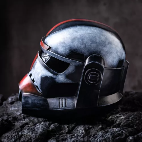 Máscara de cazador de Star Wars escuadrón clon casco portátil colección cosplay utilería regalo - Imagen 17 de 25
