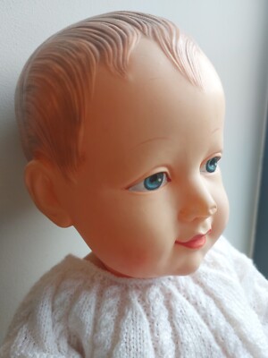 Poupée Ancienne Petitcollin France Tête D'Aigle 40 Cm - Années 1950 - Fille