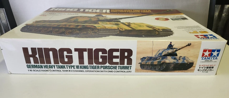 Tamiya RC German King Tiger Heavy Tank #56007 1/16 w/ DMD Controller T01 - Image 2 of 4