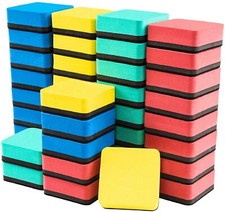 Dry Erase Erasers, 40 Pack Magnetic Whiteboard Dry Erasers Chalkboard Cleaner Wi