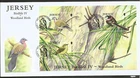 JERSEY 2010 WOODLAND BIRDS MINIATURE SHEET on UNADDRESSED FIRST DAY COVER