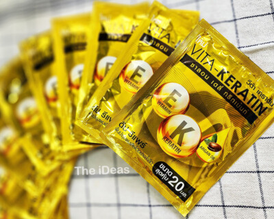 10 Sachets Vita Keratin Salon Daily Deep Repair - Masque Réparateur Cheveux Abîmés - Kératine, Vitamines