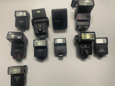 Canon Vivitar Metz Focal Aufsteckblitzgerät Sammlung