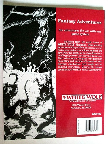 Revista White Wolf Adventures White Wolf juego de rol WW1002 - Imagen 3 de 3