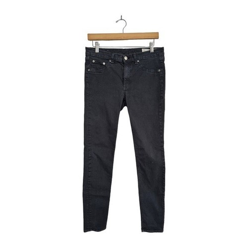 Rag & Bone Jean Legging Distressed Charcoal Skinny Jean Mid Rise Size 30 - Picture 1 of 5