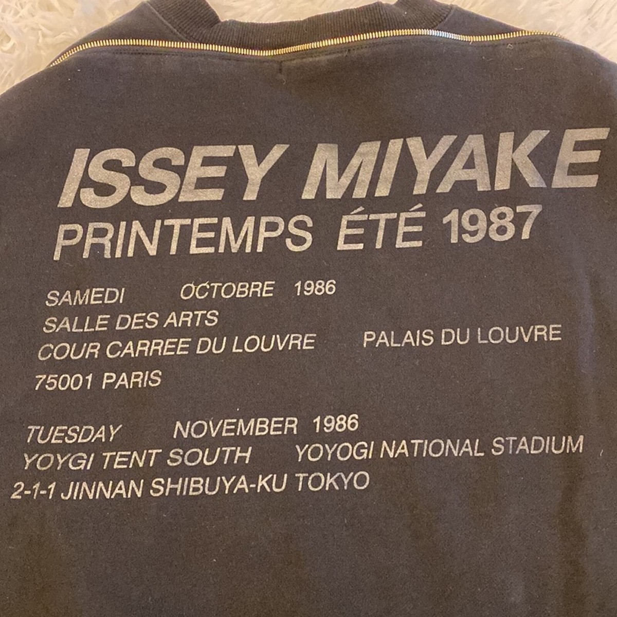 27日まで限定価格 Miyake Men 80s Back Logo Sweat Issey Miyake Men Logo Hoodie Removable Hood | eBay