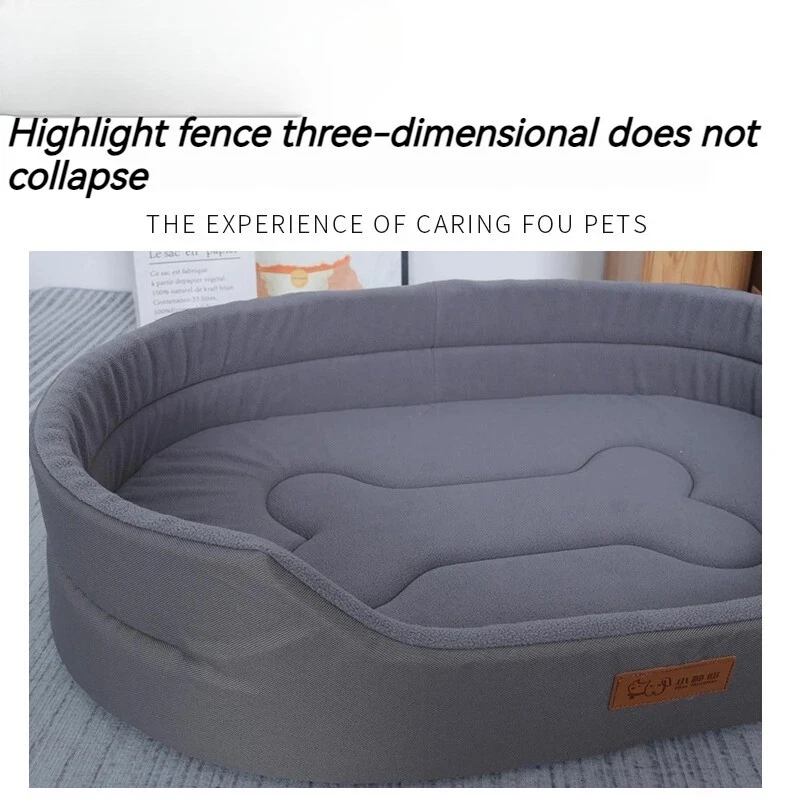 Dog Bed Mat Moisture-Proof Round Universal Dog Mattress Pet Bed Bite Resistant - Image 2 of 4