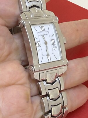 Authentic Philippe Charriol Columbus Men's Stainless Steel Quartz