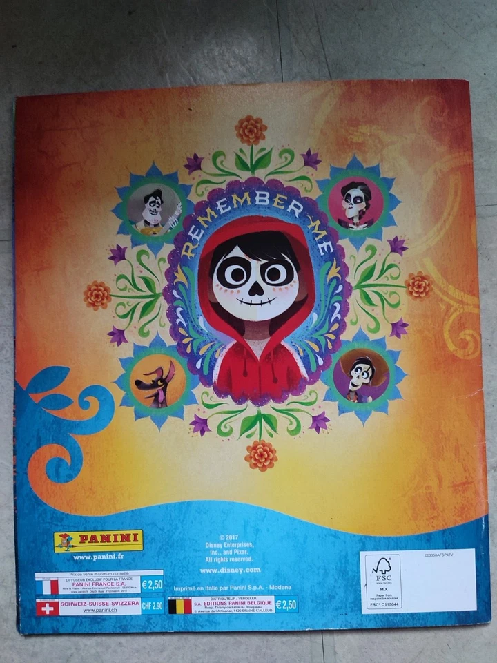ALBUM PANINI-COCO -DISNEY PIXAR-2017-COMPLET-EDITION FRANCAISE- - Photo 2/4
