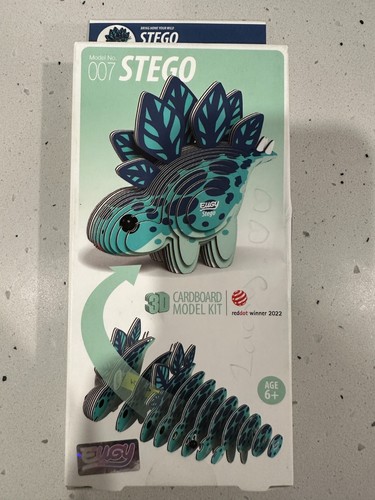 Dodoland EUGY Cardboard 3D Model Kit Red Fox / Stego / Whale Shark BNIB - Picture 5 of 13