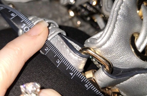 River Island Diamonte Crossbody Bucket Drawstring Bag. Sparkle Glitz Unique - Picture 9 of 10