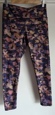 prAna Women Leggings Size L Camo Activewear Athleisure Multicolor Pants