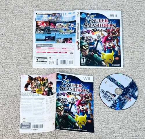 Super Smash Bros. Brawl - (Nintendo Wii) Complete Game CIB - Tested