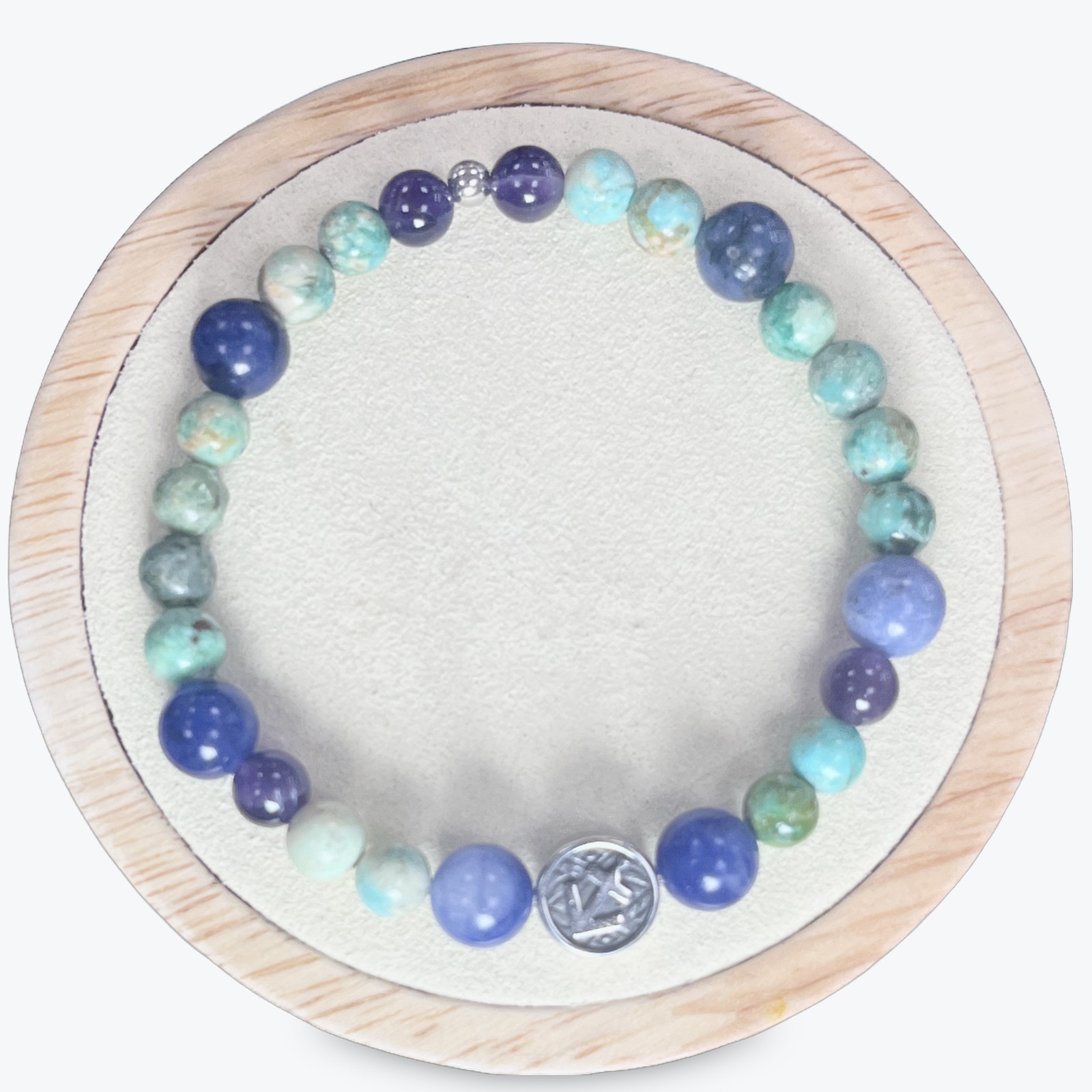 Bracelet Sagittaire en argent massif avec médaille astro ciselée