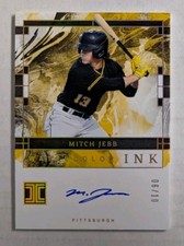 MITCH JEBB 2024 Impeccable Watercolor Signatures #'d /10 Holo Gold Pirates