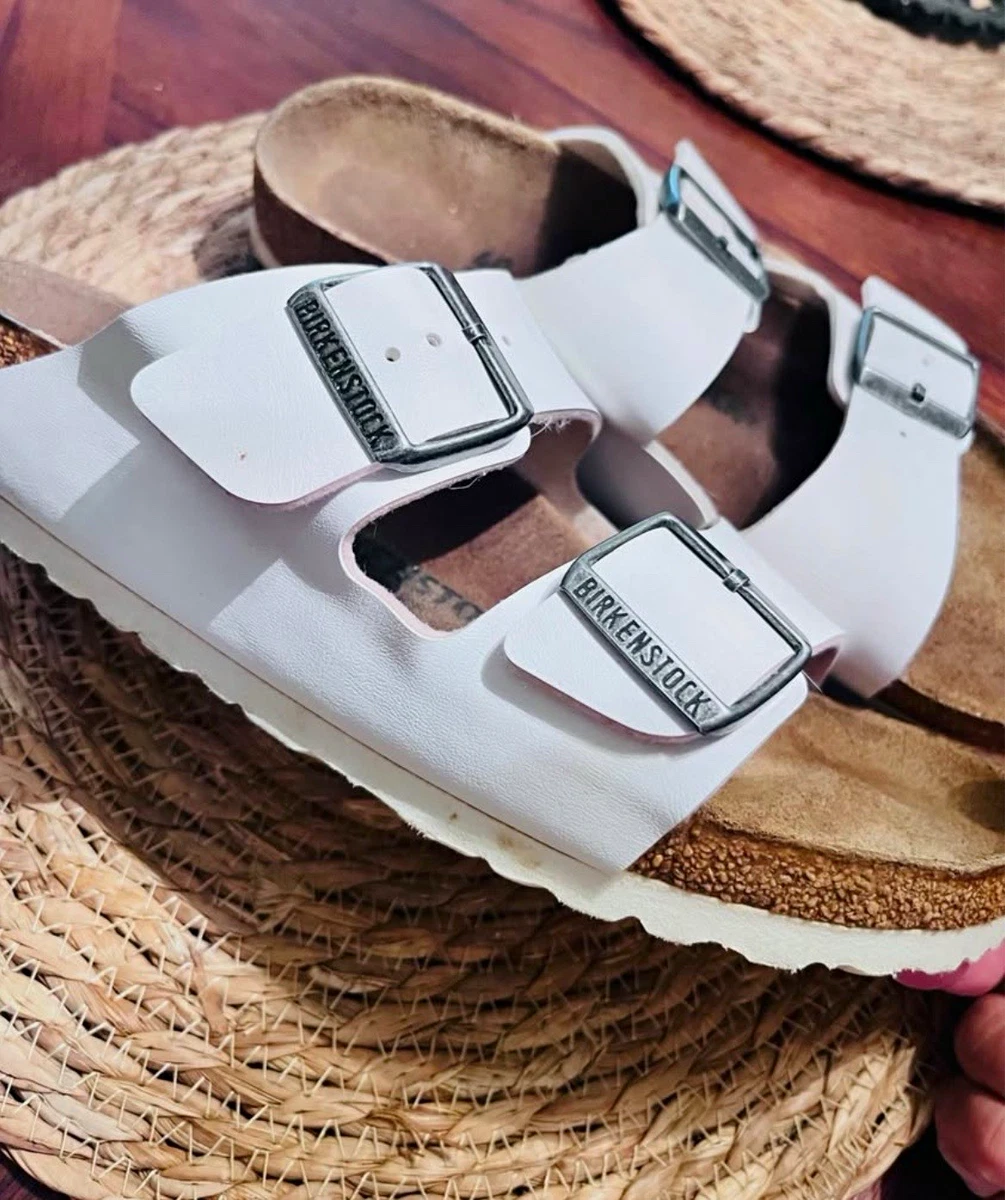 Birkenstock Arizona White Sandals for Women for sale | eBay
