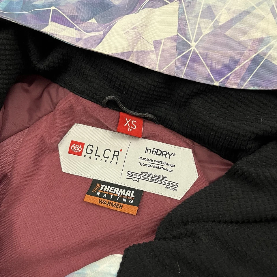 Chaqueta 686 GLCR Hydra Indigo Suncatcher Aislada Esquí Snowboard Infidry Talla XS Foto 2 de 4