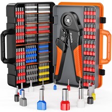 Ferrule Crimping Tool Kit - AWG 28-5 0.08-16mm Hexagonal Ferrule Crimper w