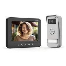 Avidsen 112300  PRIMA Video citofono Cablato Kit completo Nero, Alluminio