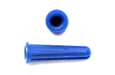 CONICAL PLASTIC WALL ANCHORS 4-6-8 x 3/4" BLUE - 3/16", 5000 PCS, Made in USA