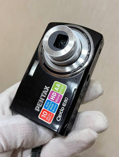 Pentax Optio E80 10.0 MP 3x Optical Zoom Digital Camera Black Work