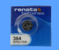 RENATA 364 SR621SW Watch Battery Exp. 2029 - 1Pc
