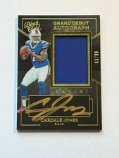 /99 2016 Cardale Jones Panini Black Gold Grand Debut RPA Autograph Bills OSU RC
