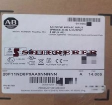 20F11ND8P0AA0NNNNN PowerFlex Air Cooled 753 AC Drive Brand New