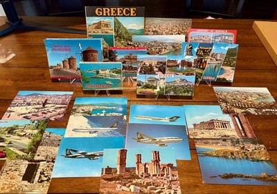 Greece Postcard Books Travel Guide Estate Find Vintage