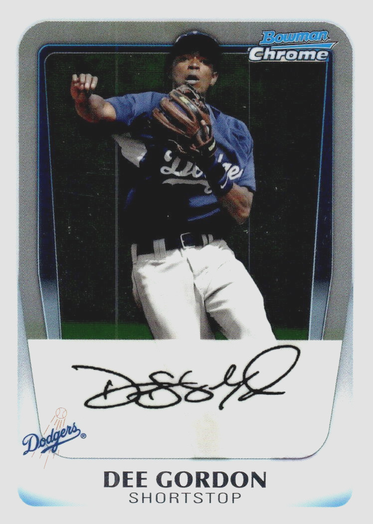 2011 Bowman - Chrome Prospects Autograph #BCP80 Dee Gordon (AU, RC)